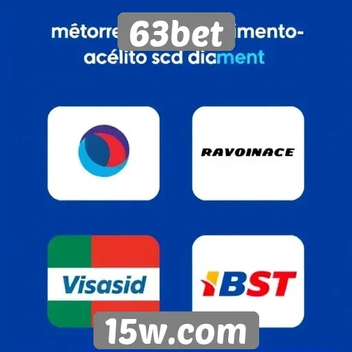 Métodos de pagamento aceitos pelo 63bet